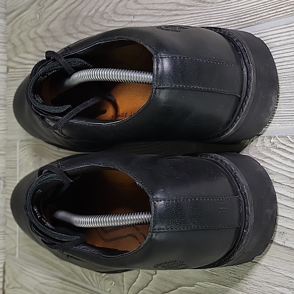 Timberland Black Leather lace Up Oxford Shoes Mens Size 12 - Picture 6 of 14